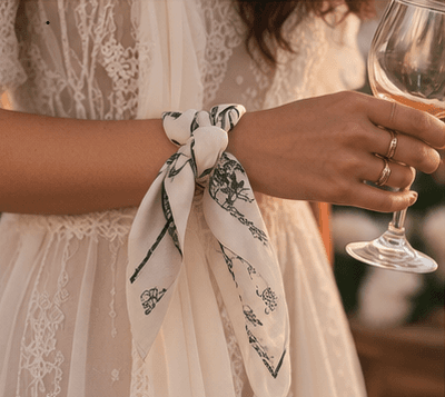 On the wrist, at the first toast